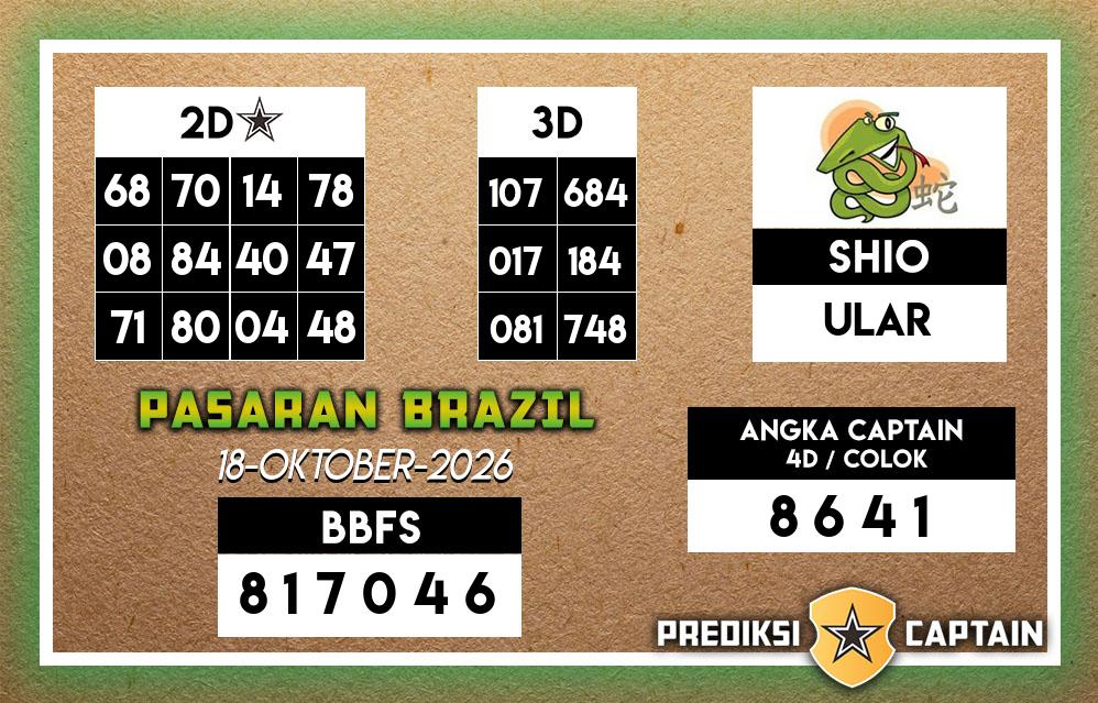 Prediksi-Captain-Paito-Brazil-Minggu-18-Oktober-2026-Terjitu