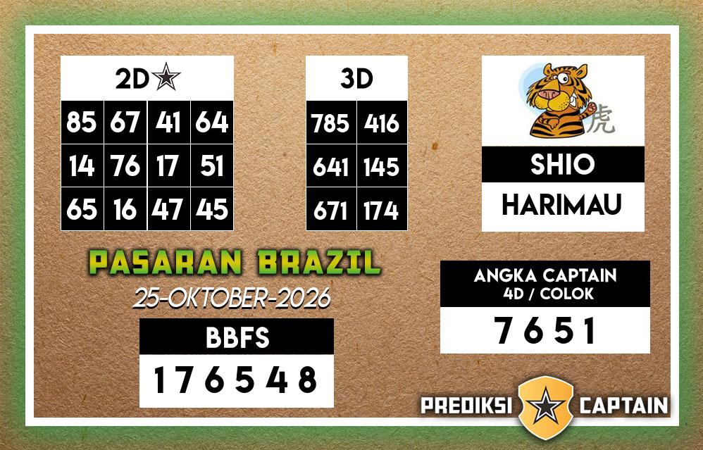 Prediksi-Captain-Paito-Brazil-Minggu-25-Oktober-2026-Terjitu