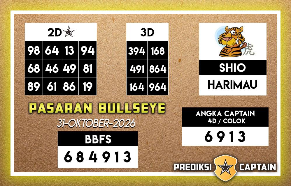 Prediksi-Captain-Paito-Bullseye-Sabtu-31-Oktober-2026-Terjitu