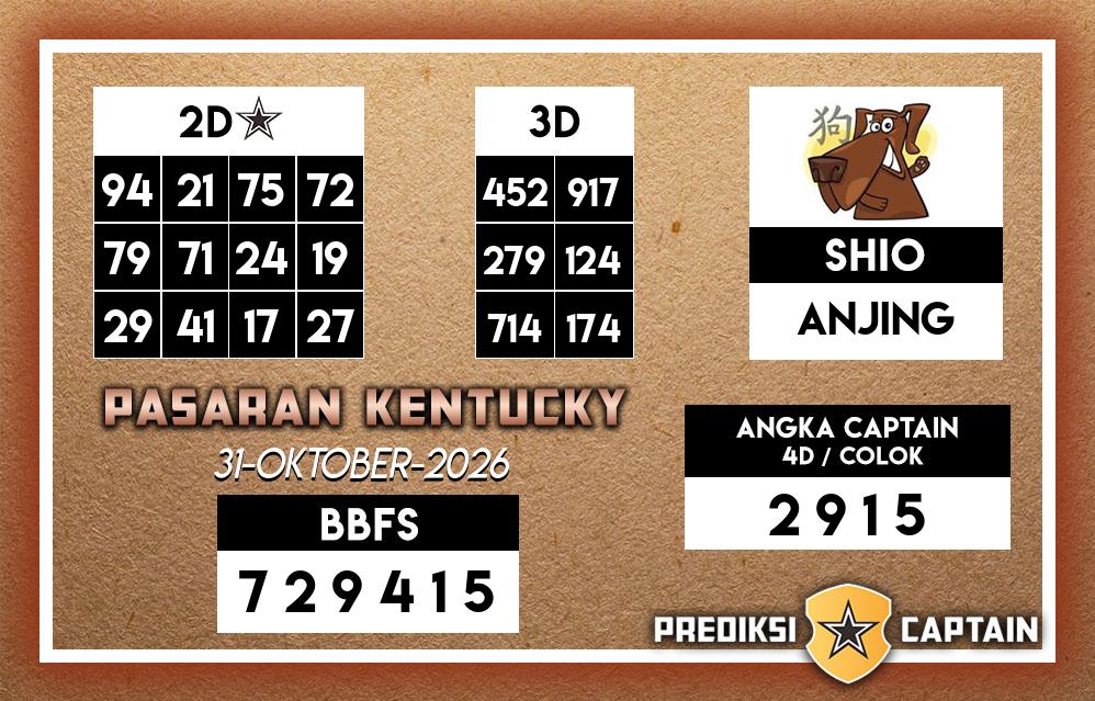 Prediksi-Captain-Paito-Kentucky-Sabtu-31-Oktober-2026-Terjitu