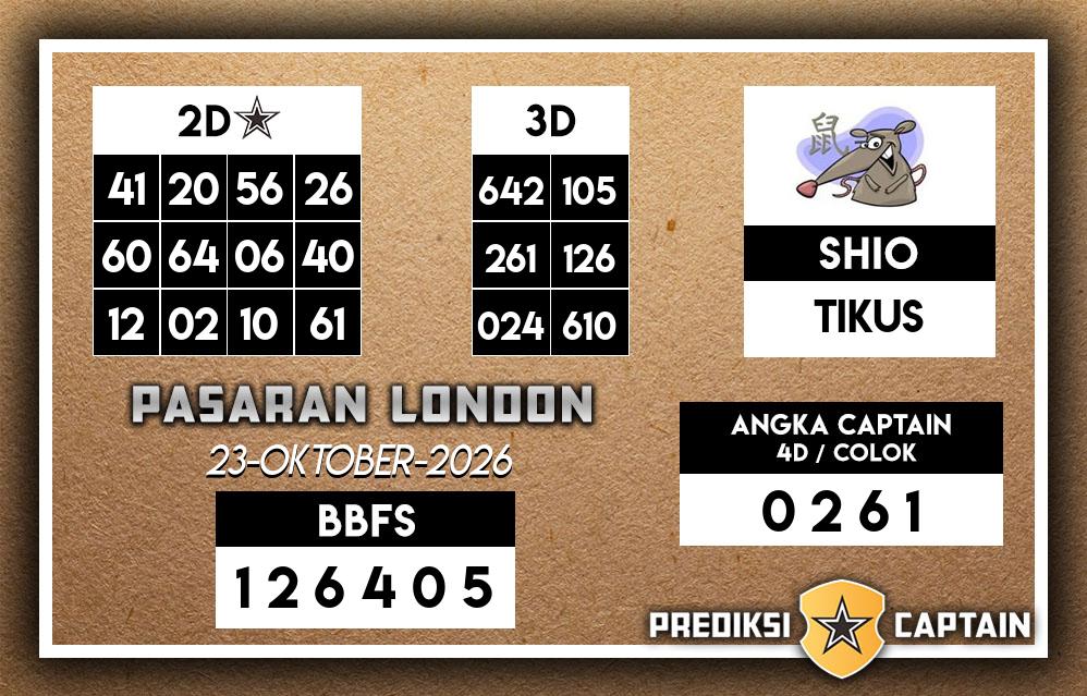 Prediksi-Captain-Paito-London-Jumat-23-Oktober-2026-Terjitu