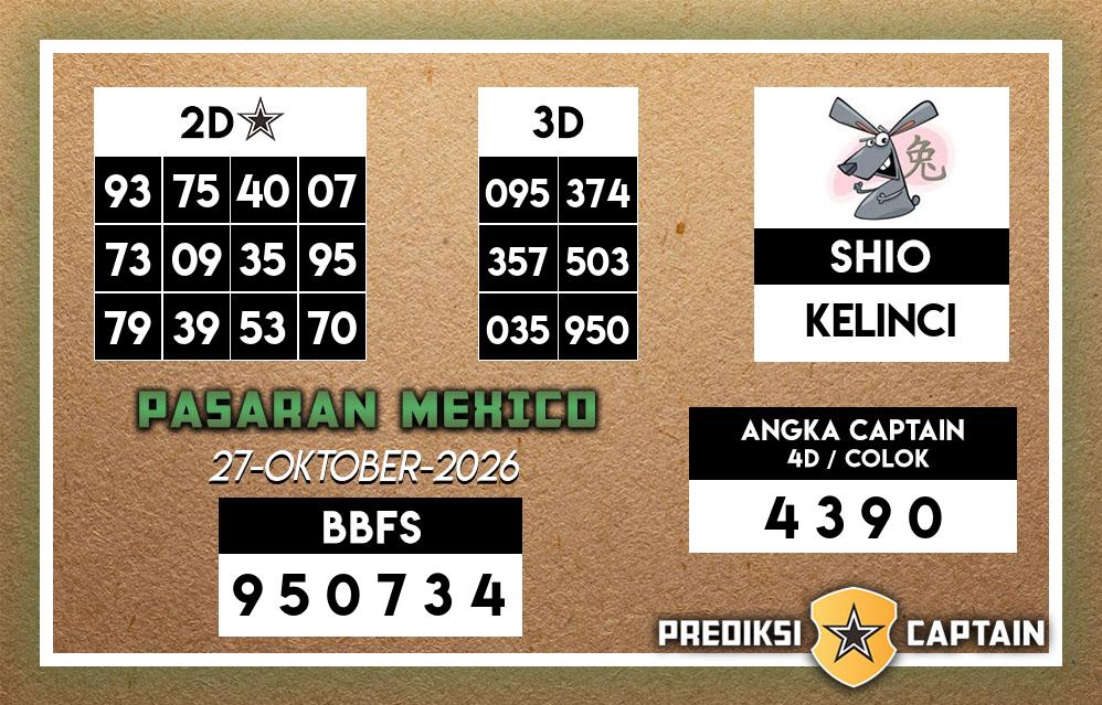 Prediksi-Captain-Paito-Mexico-Selasa-27-Oktober-2026-Terjitu