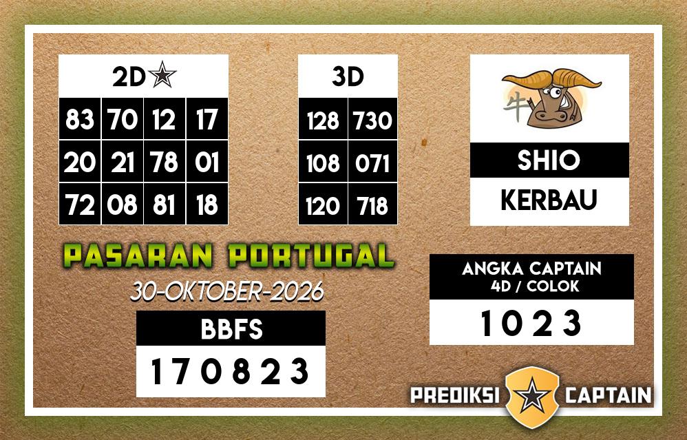 Prediksi-Captain-Paito-Portugal-Jumat-30-Oktober-2026-Terjitu