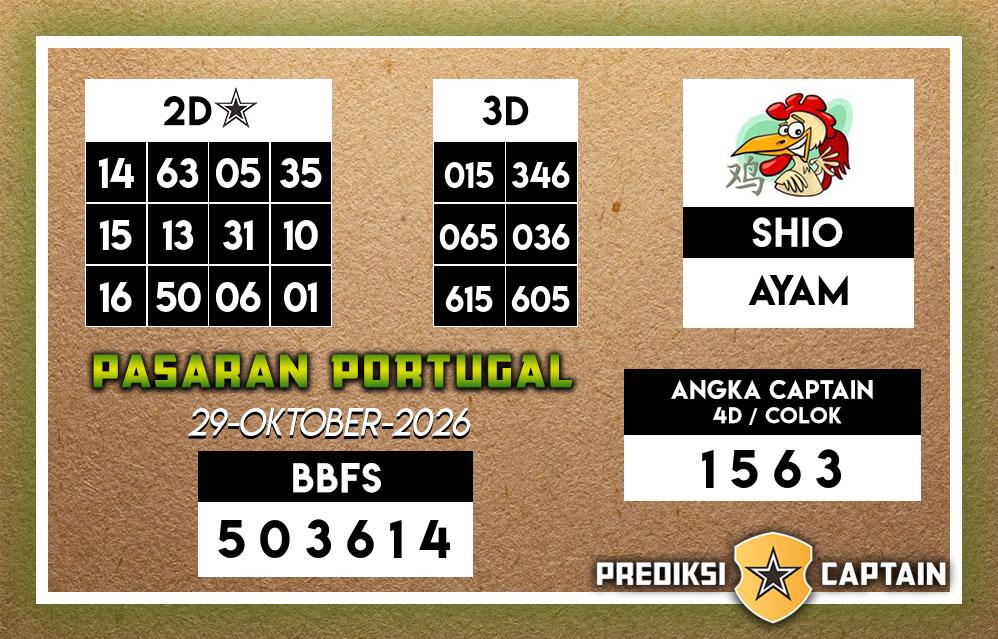 Prediksi-Captain-Paito-Portugal-Kamis-29-Oktober-2026-Terjitu