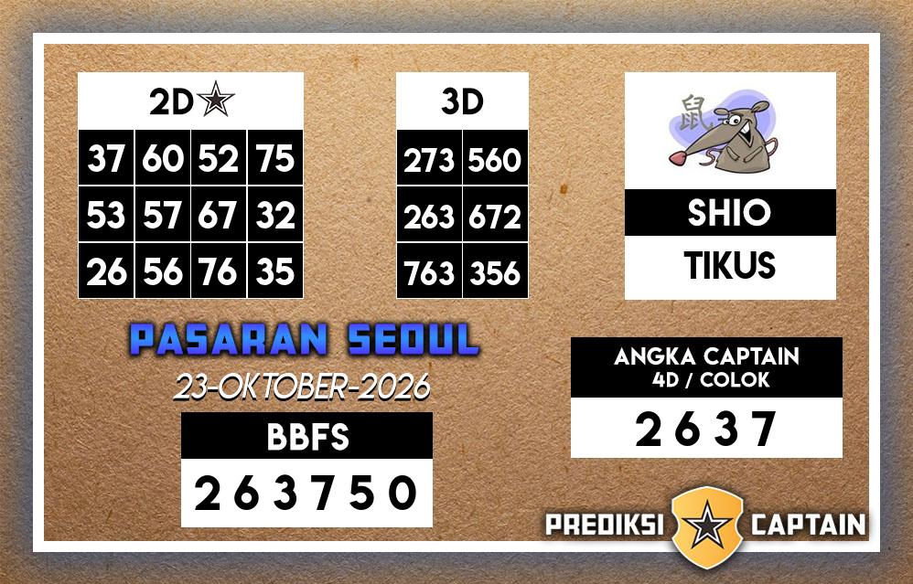 Prediksi-Captain-Paito-Seoul-Jumat-23-Oktober-2026-Terjitu
