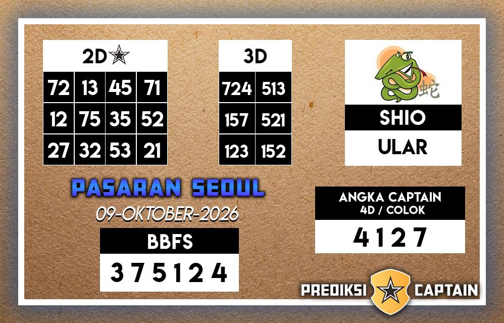 Prediksi-Captain-Paito-Seoul-Jumat-9-Oktober-2026-Terjitu