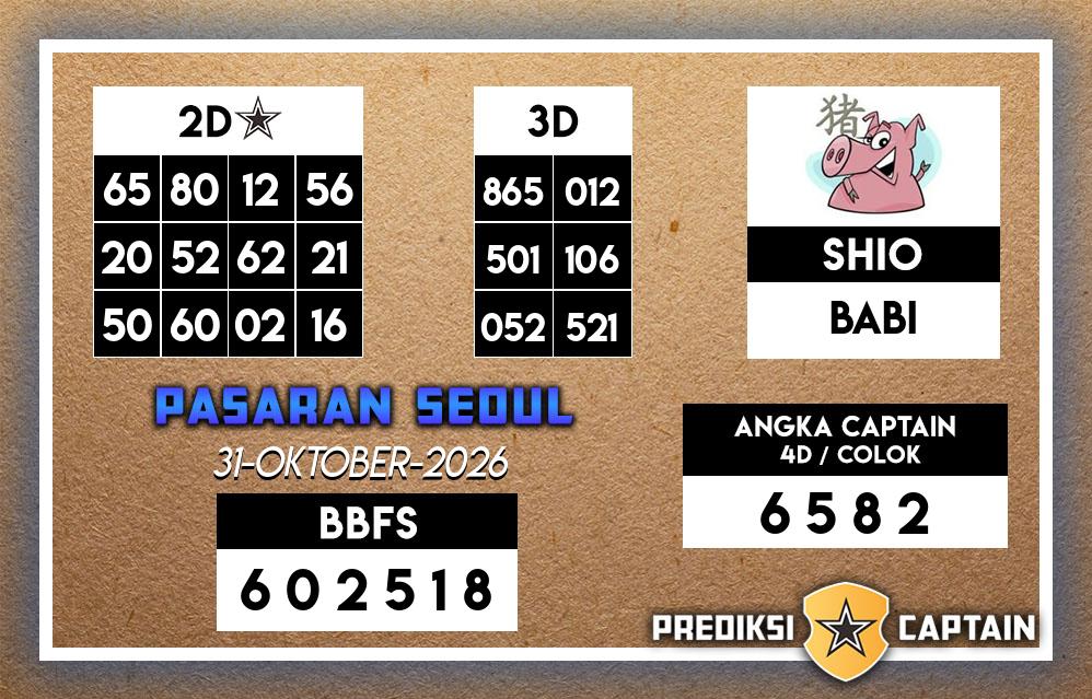Prediksi-Captain-Paito-Seoul-Sabtu-31-Oktober-2026-Terjitu