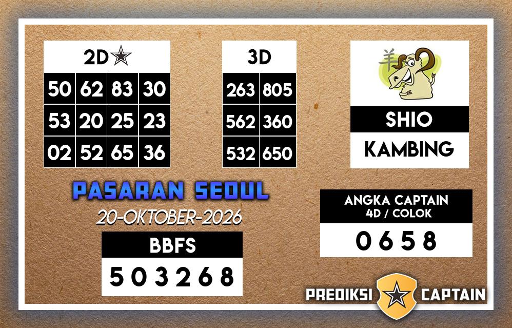 Prediksi-Captain-Paito-Seoul-Selasa-20-Oktober-2026-Terjitu